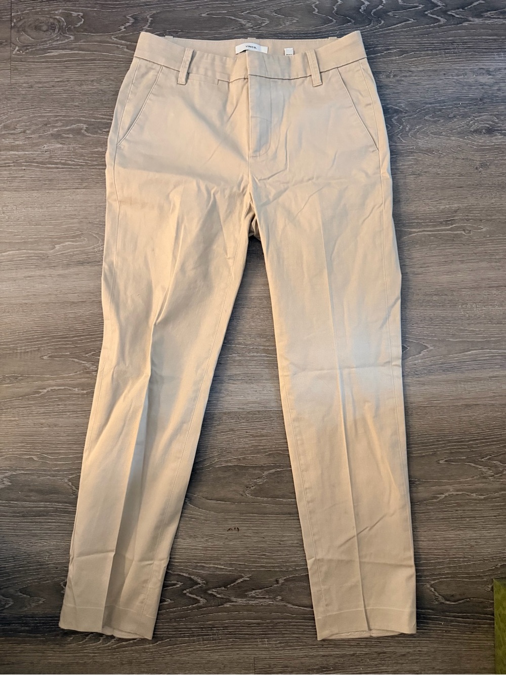 Vince beige/tan cotton-blend pants, size 2